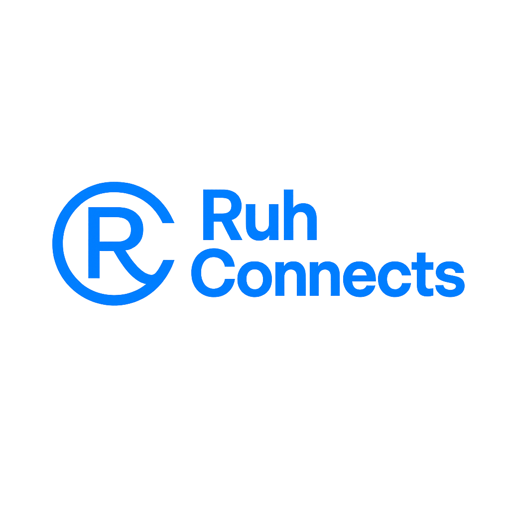 Ruh Connects Logo – Digitale Lösungen & Webdesign
